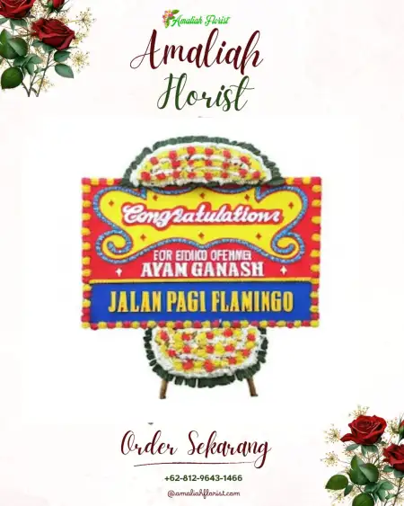 Sewa Papan Bunga Taba Jemekeh